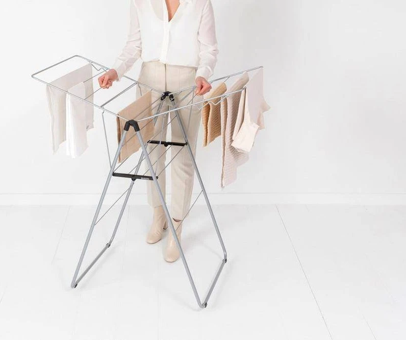 Brabantia Skalbinių džiovyklė HangOn, 15m - Metallic Pilkas