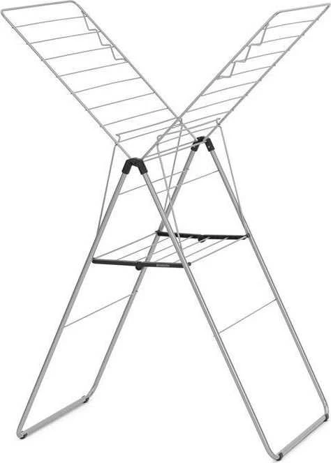 Lean Cars Brabantia Skalbinių džiovyklė HangOn, 20m - Metallic Pilkas