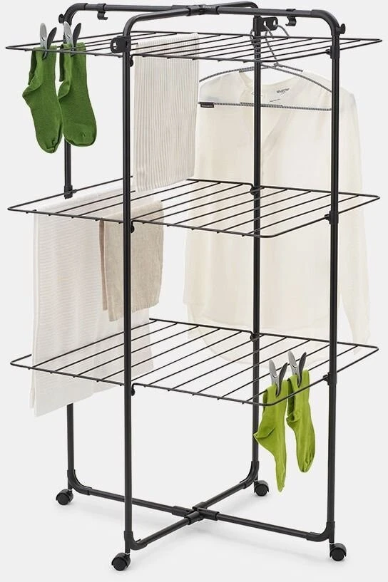 Džiovintuvas na pranie Brabantia HangOn Tower Drying Rack 23m Matt Juodas