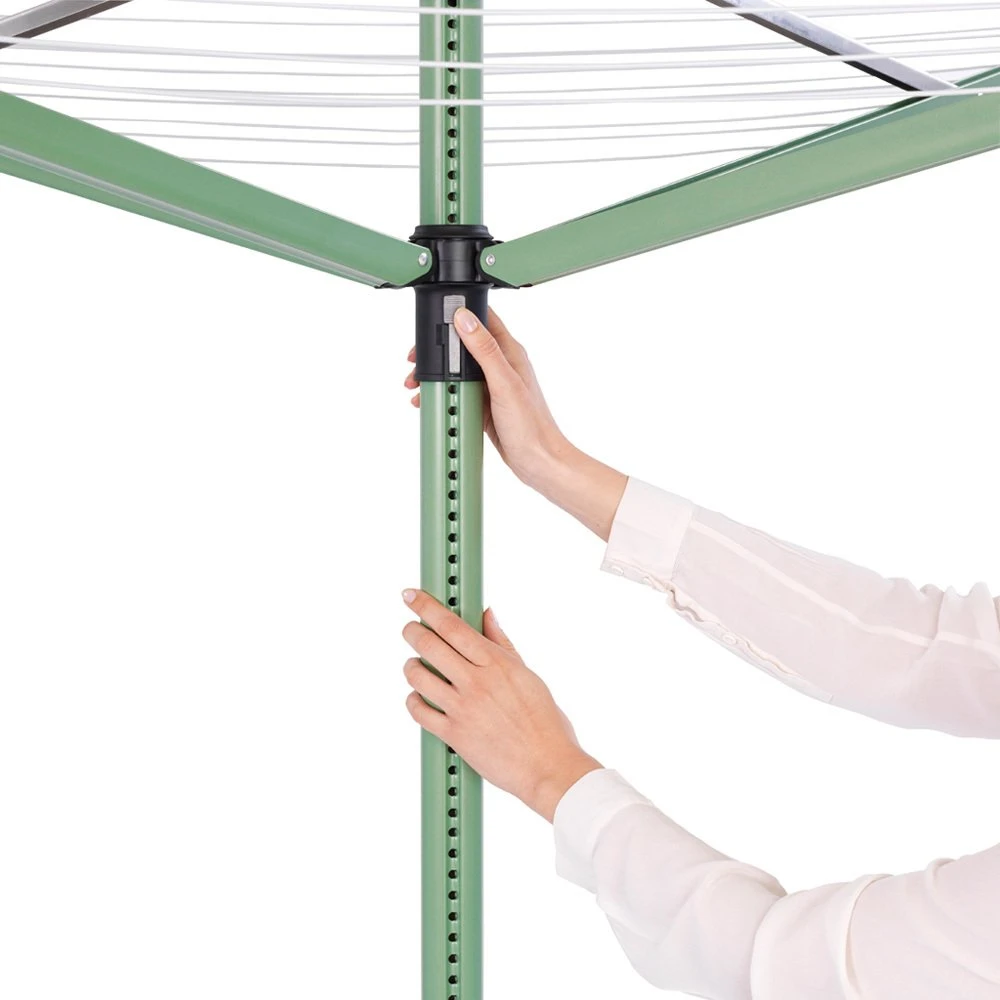 Brabantia Besis. Džiov. Lift-O-Matic 50 m met. tr. - Leaf Žalias