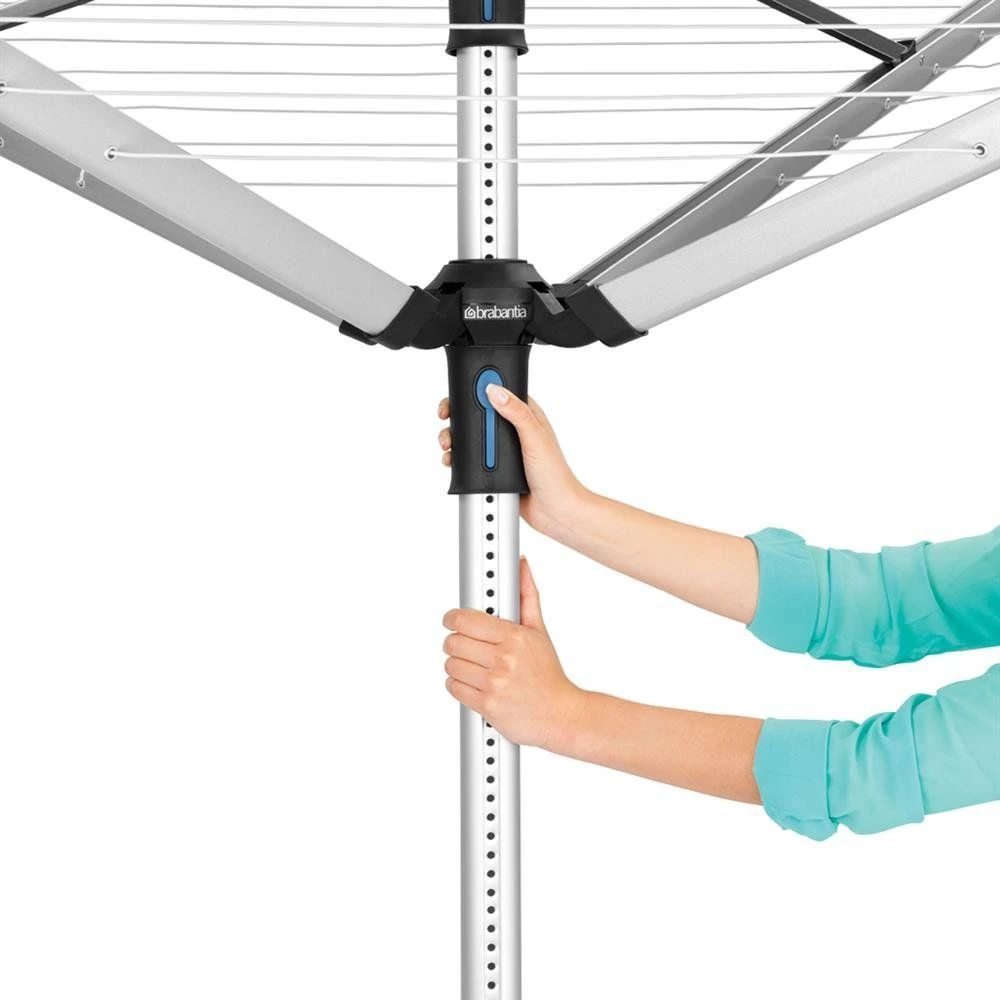 Brabantia Besisukanti džiov.Lift-O-Matic Ad. 60 m - Metallic Pilkas