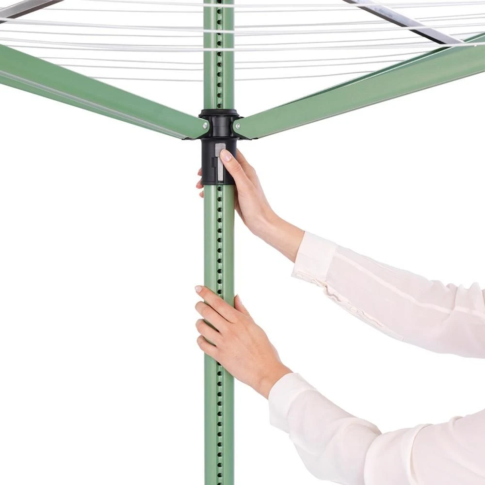 Brabantia Besis. Džiov. Lift-O-Matic 50 m met. tr. - Leaf Žalias