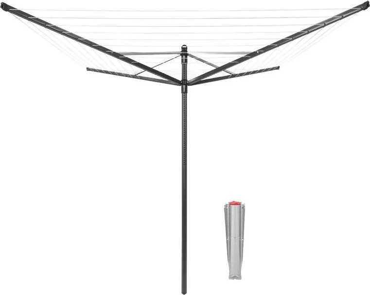 Brabantia Besis. džiovyklė. Lift-O-Matic 50 m su vamzdžiu - Antracitas