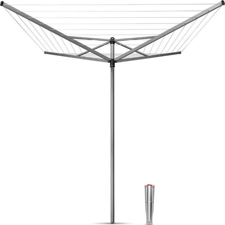 Brabantia Besisukanti džiov. Topspinner 40 m - Metallic Pilkas