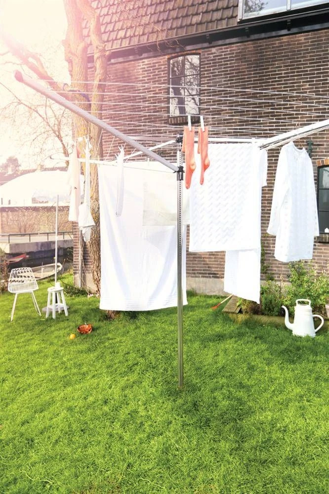 Brabantia Besisuk. Džiovyklė Topspinner 60 m - Metallic Pilkas
