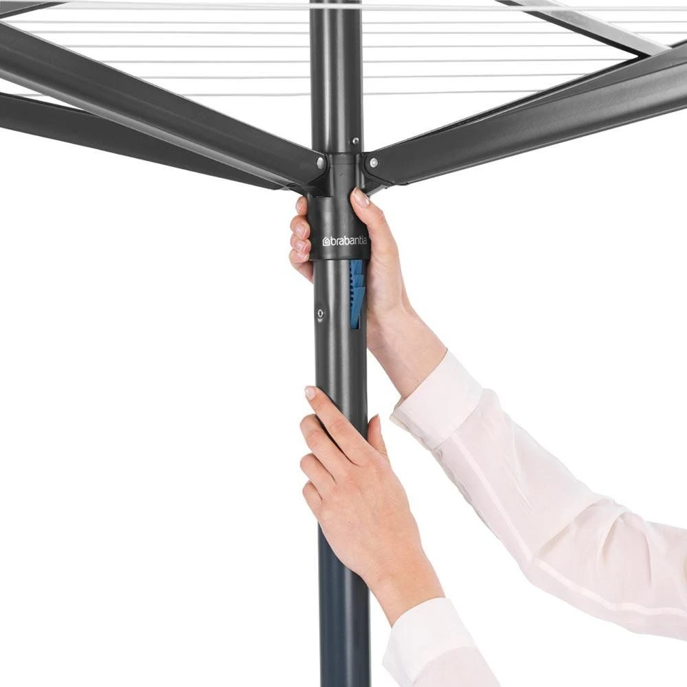 Brabantia Besis. džiovyklė. Viršutinis suktukas 50 m. metalinė g. - Antracitas
