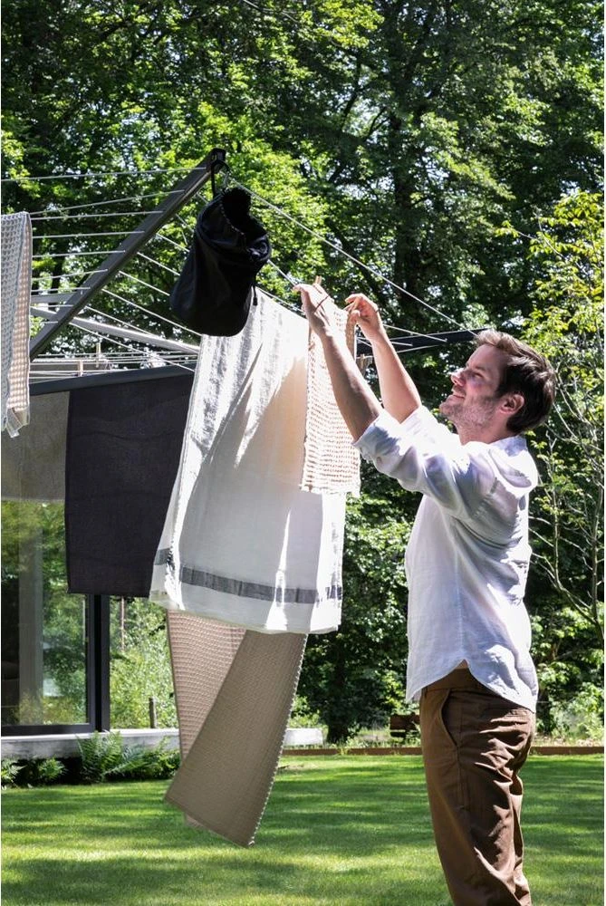Brabantia Besis. džiovyklė. Viršutinis suktukas 50 m. metalinė g. - Antracitas