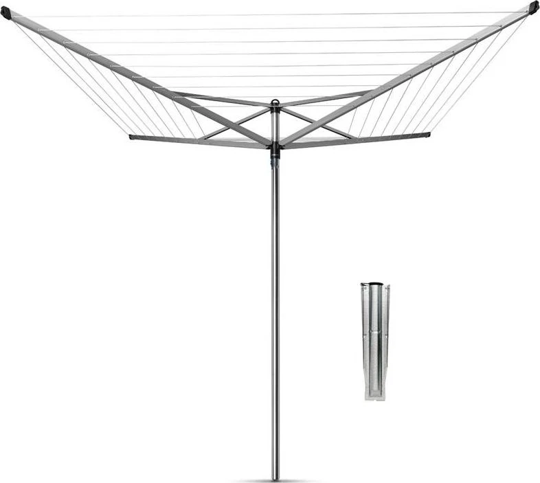 Brabantia Besis. džiov. Topspinner 50 m met. str. - Metallic Pilkas