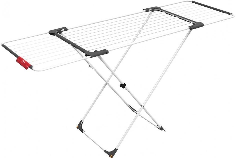 Gerimport Metalinis skalbinių džiovintuvas 131 x 58 x 93,5 cm, baltas/pilkas