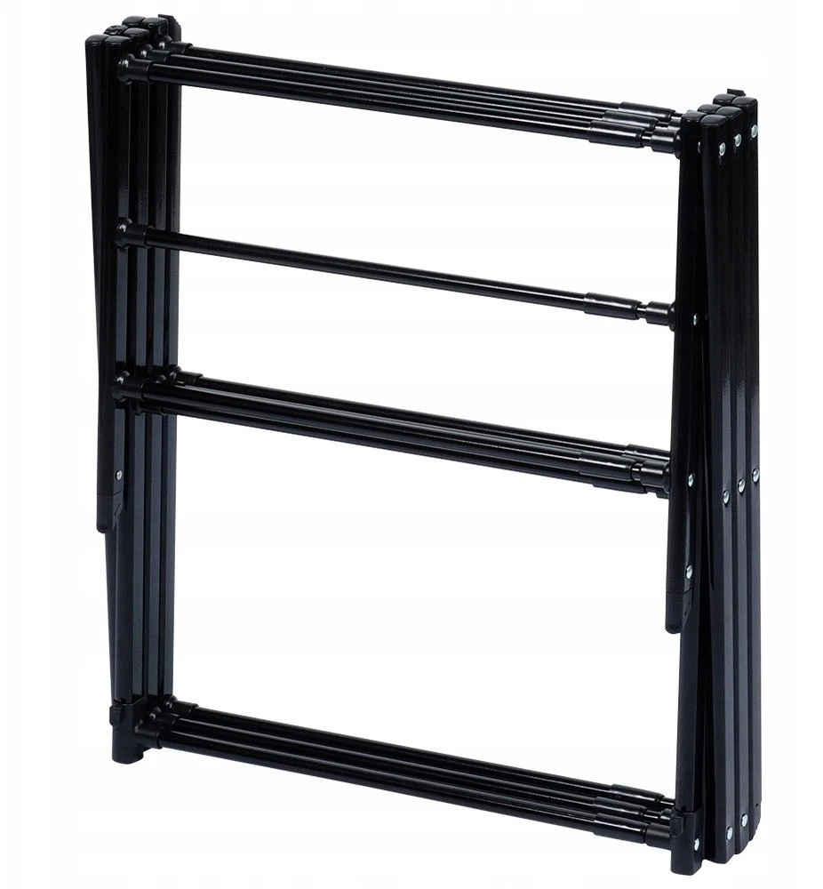 Vilde Vertikalus džiovyklė Metalinis Juodas Intreklaus 44,5-75x37,5x105 cm