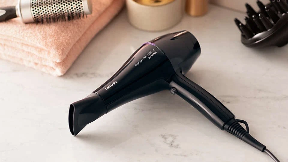 Plaukų džiovintuvas Philips DryCare „Pro“ BHD274/00, Juodos spalvos