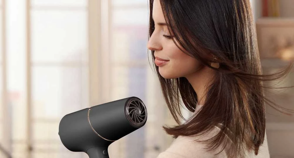Plaukų džiovintuvas Philips 5000 BHD538/30 Sulankstomas Juoda