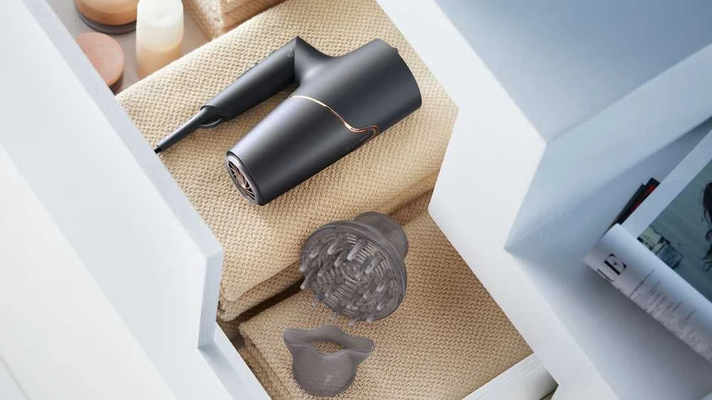 Plaukų džiovintuvas Philips 5000 BHD538/30 Sulankstomas Juoda