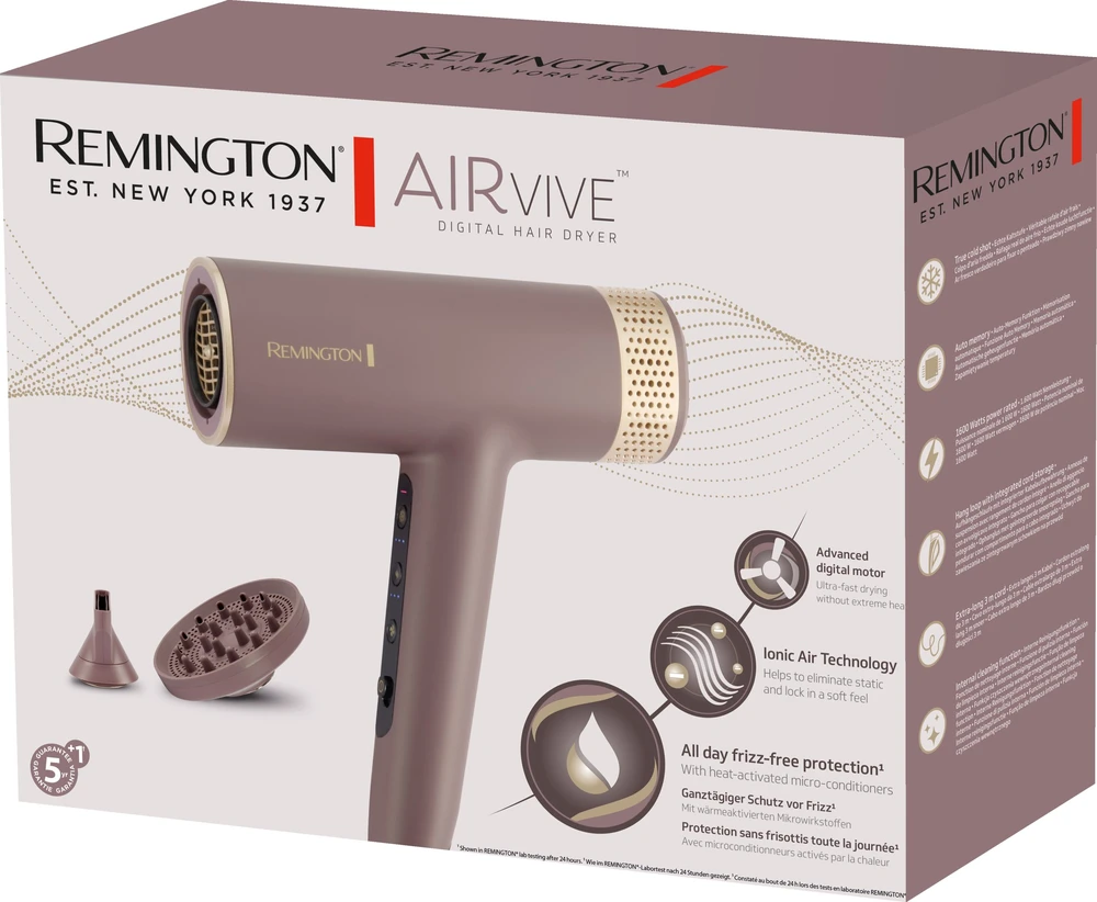 Remington EC8930 plaukų džiovintuvas 1600 W Rožinė