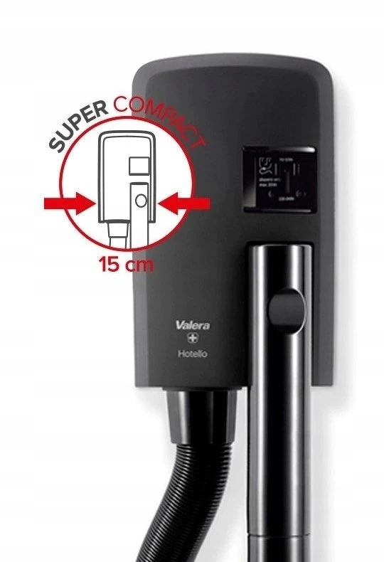 Plaukų džiovintuvas VALERA HOTELLO 1200W MATOWA Juoda