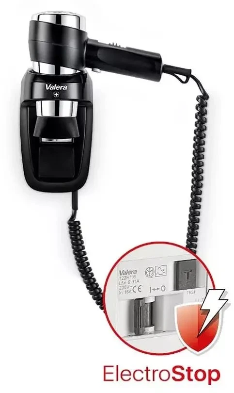 Valera sieninis plaukų džiovintuvas Action Protect 1600 (542.06/044.04BLACK)