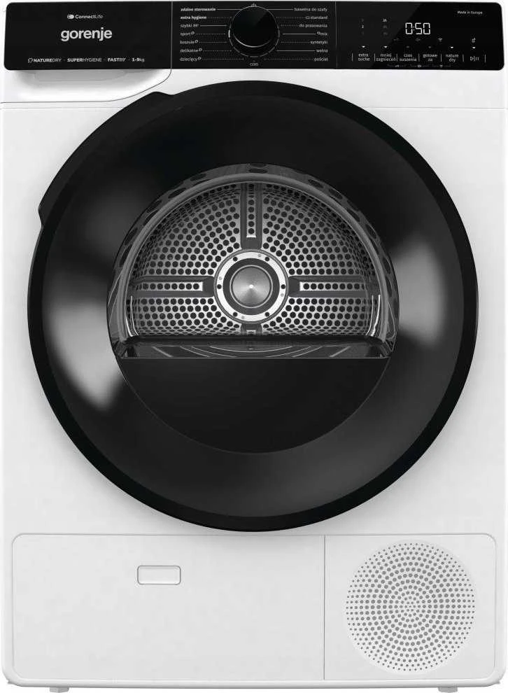 Džiovyklė Gorenje DPNA92WIFI tumble dryer Freestanding Front-load 9kg A++ Juodas, Baltas