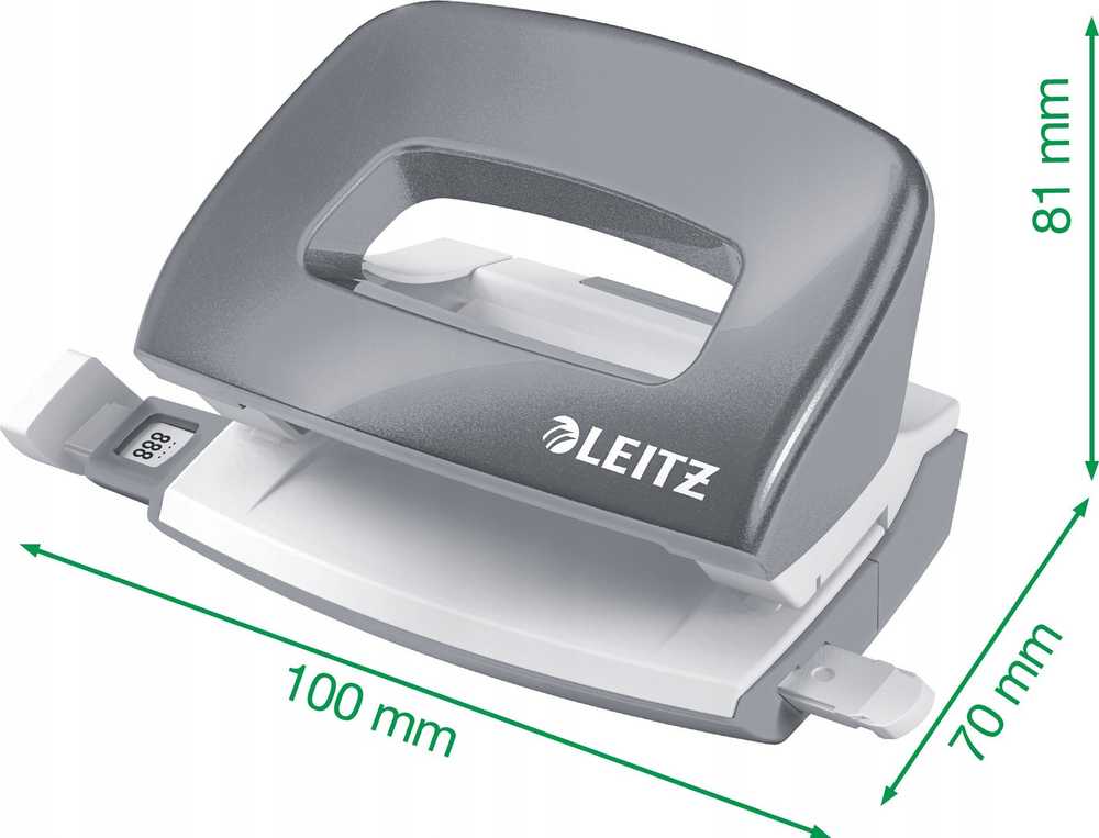 Leitz Punch Wow Nexxt 5060 perforatorius, Raudonas