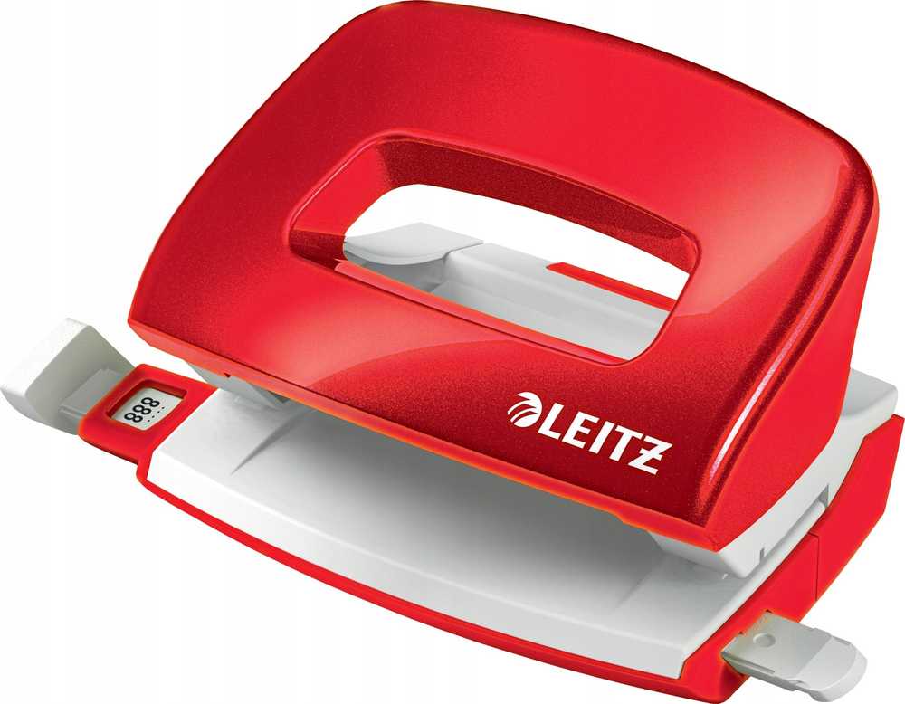Leitz Punch Wow Nexxt 5060 perforatorius, Raudonas