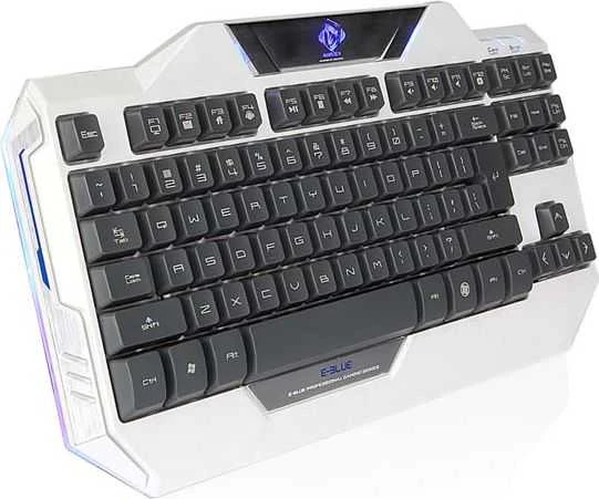Klaviatūra E-Blue E-Mėlyna E-Mėlyna Auroza (EKM811WHUS-IU)