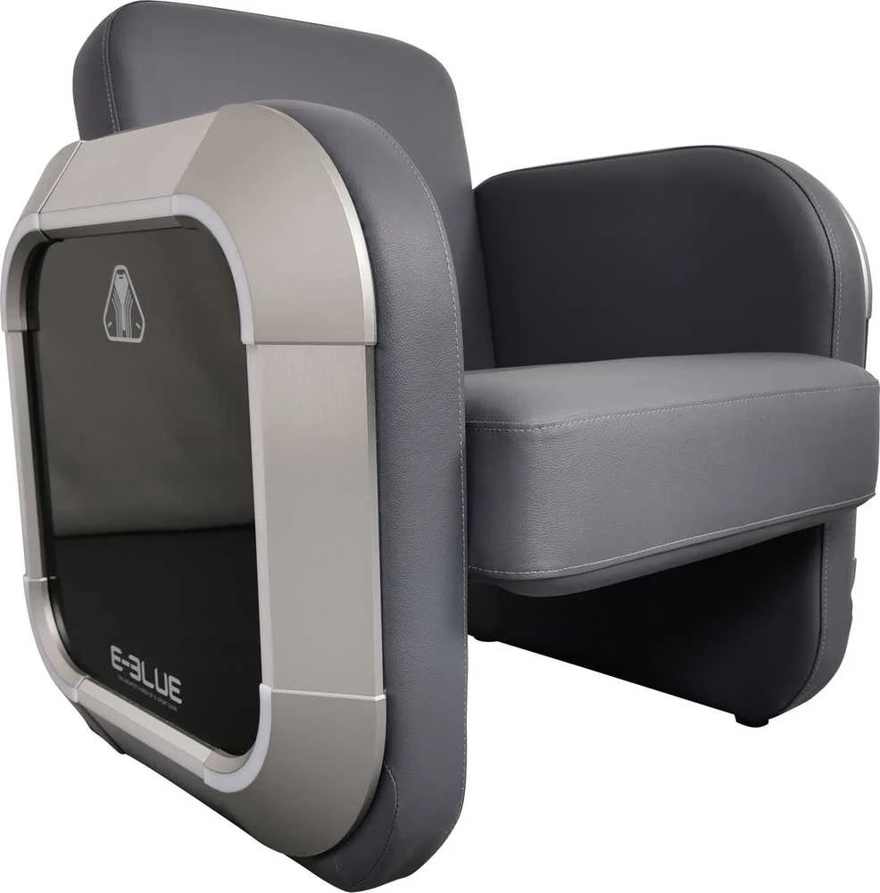 E-Blue Mėlyna Dla gracza sofa E-mėlynas EEC346-11, pilka
