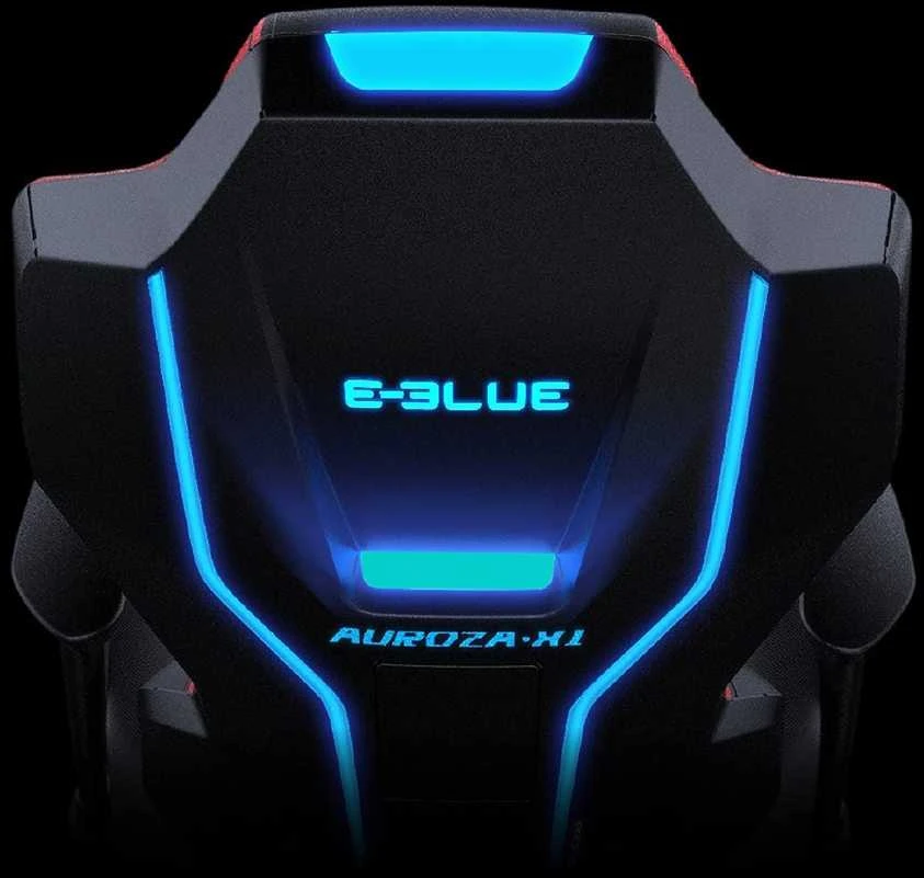 E-Blue E-Mėlyna E-Mėlyna Auroza X1 LED raudonas fotelis (EEC301REAA-IA)