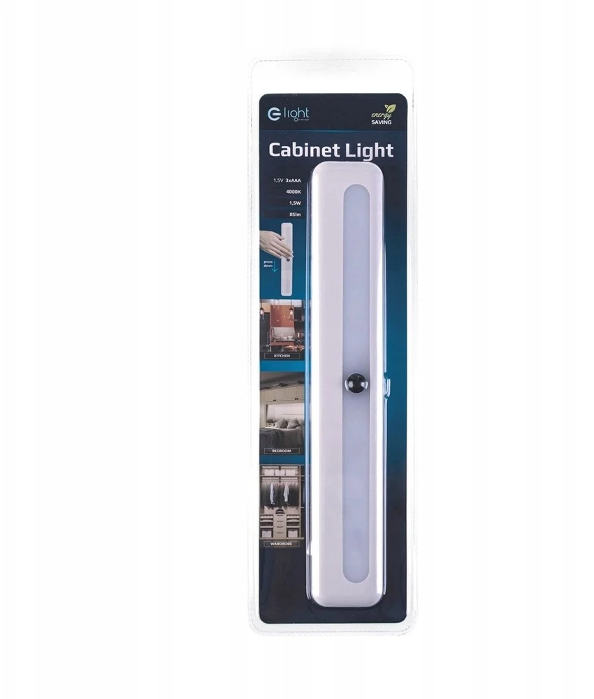 E-LIGHT Šviestuvas montuojamas prie baldų, 1.5 W, 4000 °K