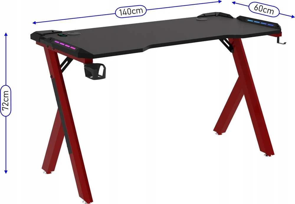 Kompiuterio stalas Cortek Gaming 140 cm