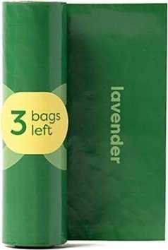 Earth Rated Earth Rated Šunų išmatų maišeliai Eko 21x15 vnt. Levandų spalvos
