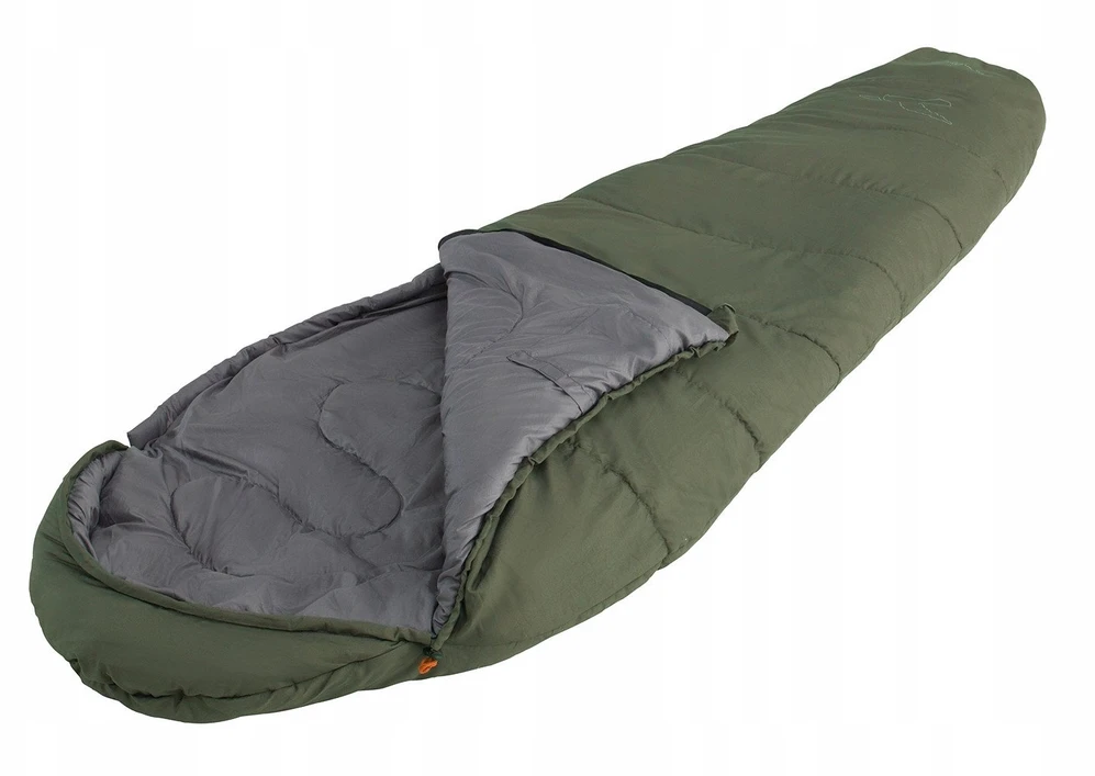 Easy Camp Raven II Mummy -1°C | Miegmaišis | 215 x 76 x 50 cm | Temperatūra nuo -16 iki 4 °C | Dvipusis atviras galas, L formos, automatinis užraktas