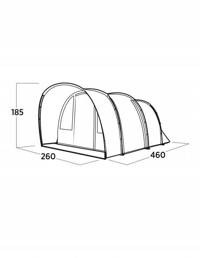 Easy Camp Lengva stovyklos palapinė | Skarvanas 4 | 4 asmenys | Mėlyna