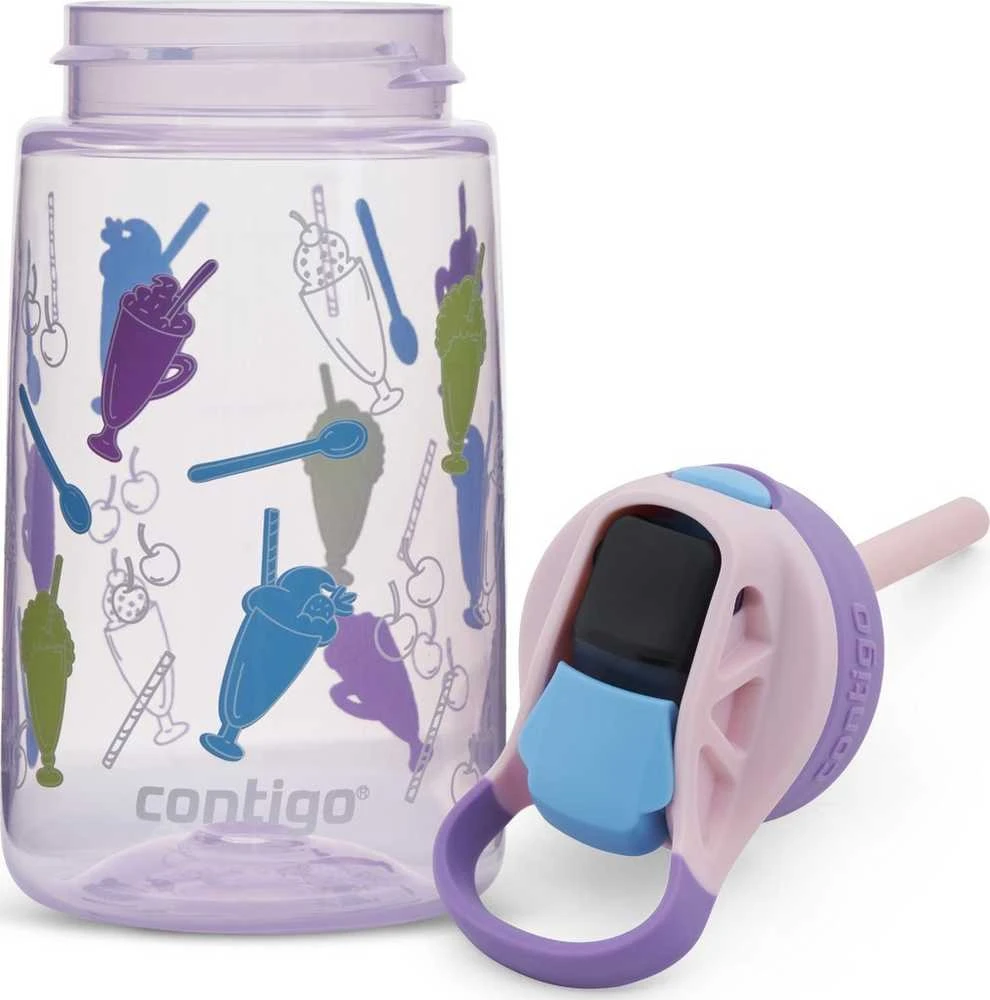 Contigo Easy Clean PP Strawbery Shakes 420ml violetinė
