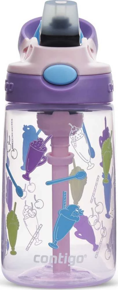 Contigo Easy Clean PP Strawbery Shakes 420ml violetinė