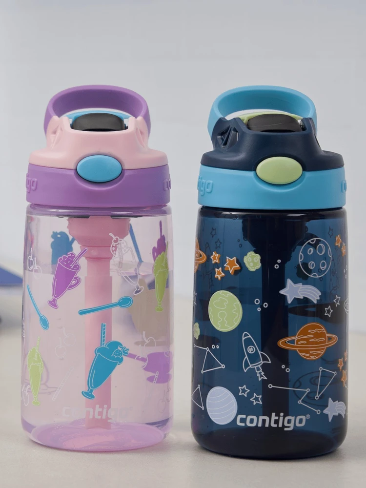 Contigo Easy Clean PP Strawbery Shakes 420ml violetinė