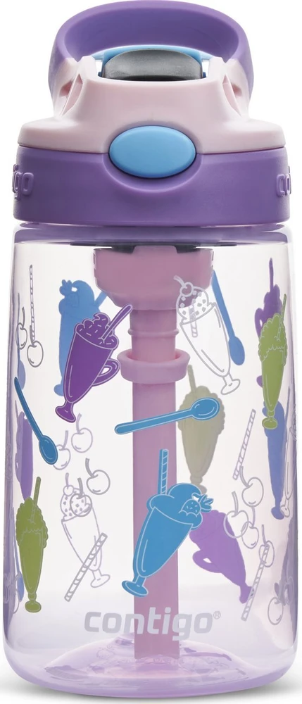 Contigo Easy Clean PP Strawbery Shakes 420ml violetinė
