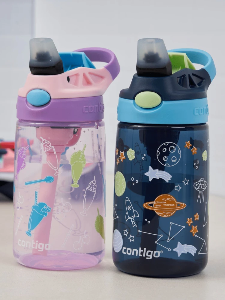 Contigo Easy Clean PP Strawbery Shakes 420ml violetinė