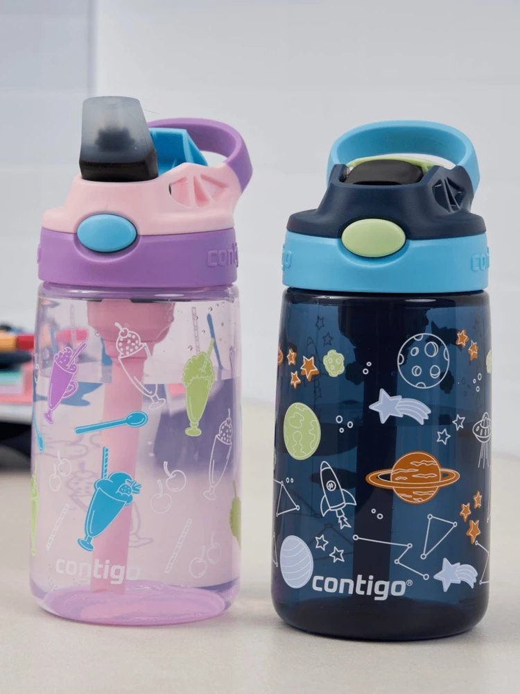 Contigo Easy Clean PP Strawbery Shakes 420ml violetinė