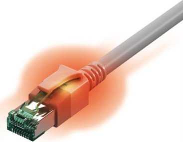ZVK EasyLan Cat.6A S/FTP 2m – 2 m – Cat6a – S/FTP (S-STP) – RJ-45 – RJ-45 – pilka