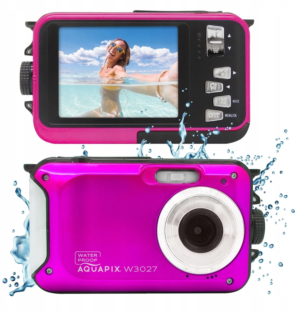 Easypix Aquapix W3027 bangų rožinė