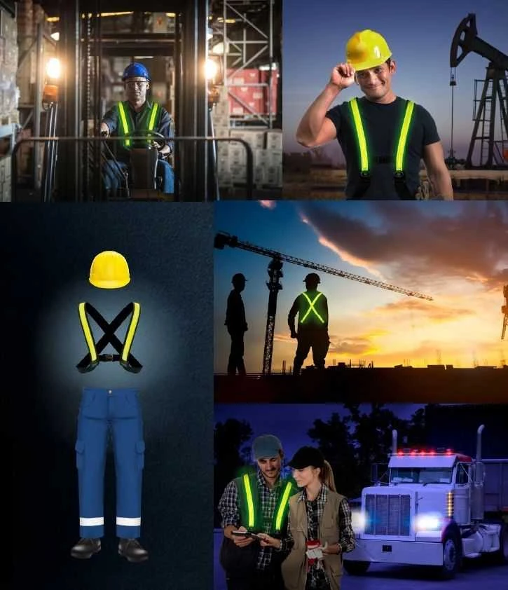 EasyPix StreetGlow L/XL - suagusiems LED liemenė