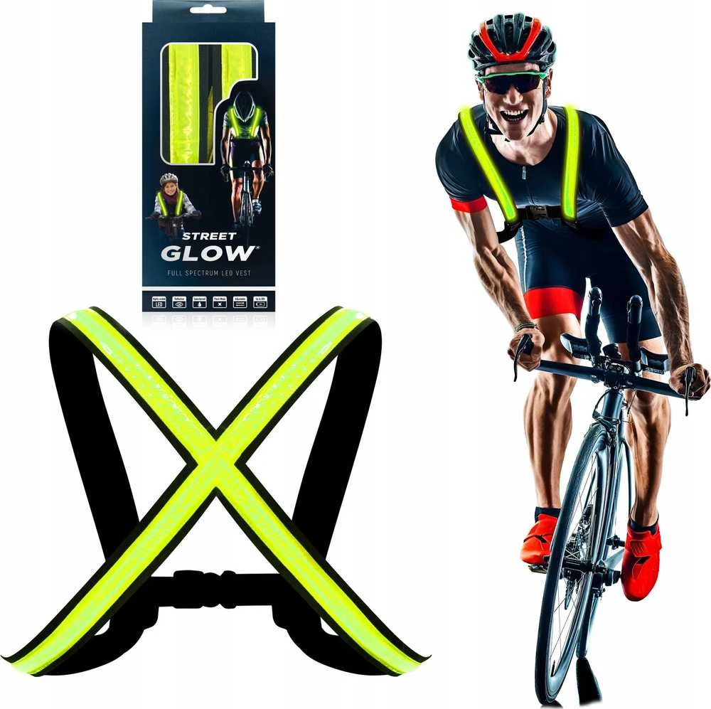 EasyPix StreetGlow L/XL - suagusiems LED liemenė