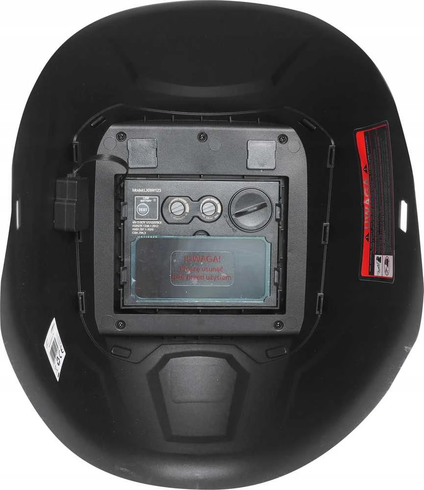 EasyTouch Suvirinimo kaukė PAX savaiminio tamsėjimo su filtru reg.DIN 9-13 Saulės baterija/ ličio baterija CR2032