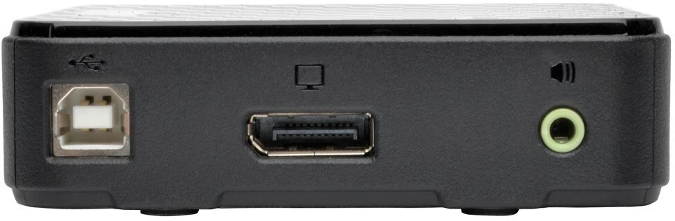 „Eaton Tripp Lite“ serijos 2 prievadų „DisplayPort 1.2“ KVM komutatorius, bendrinamas per USB, 4K x2K, 3840 x 2160 – KVM / garso / USB komutatorius – 2 x KVM / garso / USB – 1 vietinis vartotojas – darbalaukio versija