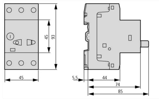 Eaton 3 polių 50kA 8-12A IP20 – 278485
