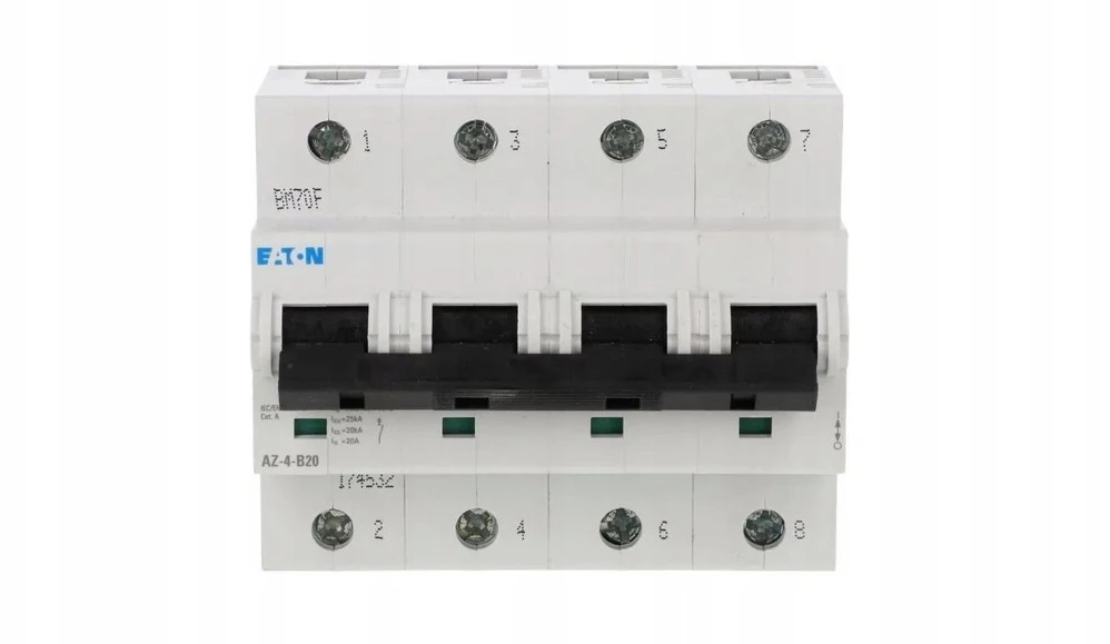 Eaton 174532 Grandinės pertraukiklis 4P B 20A 25kA AC AZ-4-B20 174532