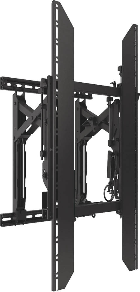 Laikiklis Eaton Chief ConnexSys Portrait Video Wall Mount With Rails For Displays 40-80'' Juodas komplektas montażowy (montaż, szyny ścienne) do ekranu wideo juoda Rozmiar ekranu: 101.6-203.2 cm (40''-80'') kanalas wspornikowy