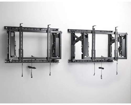 Laikiklis Eaton Chief ConnexSys Portrait Video Wall Mount With Rails For Displays 40-80'' Juodas komplektas montażowy (montaż, szyny ścienne) do ekranu wideo juoda Rozmiar ekranu: 101.6-203.2 cm (40''-80'') kanalas wspornikowy