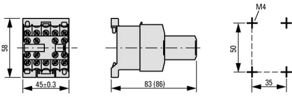 „Eaton DILER-31“ (230 V 50 Hz, 240 V 60 Hz) STYCZ.POMOC.