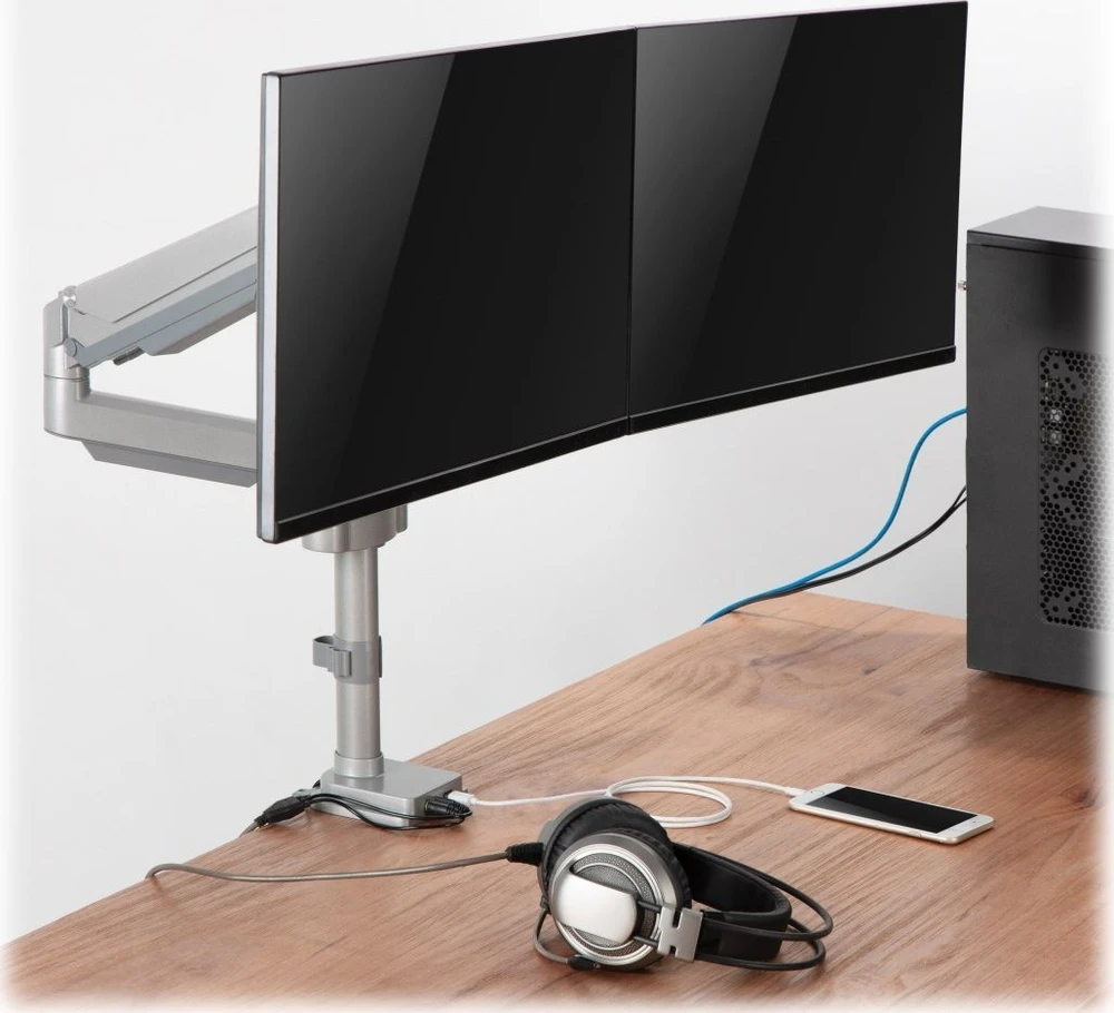Eaton Laikiklis biurkowy na 2 monitory 17'' - 32'' (DDR1732DAL)