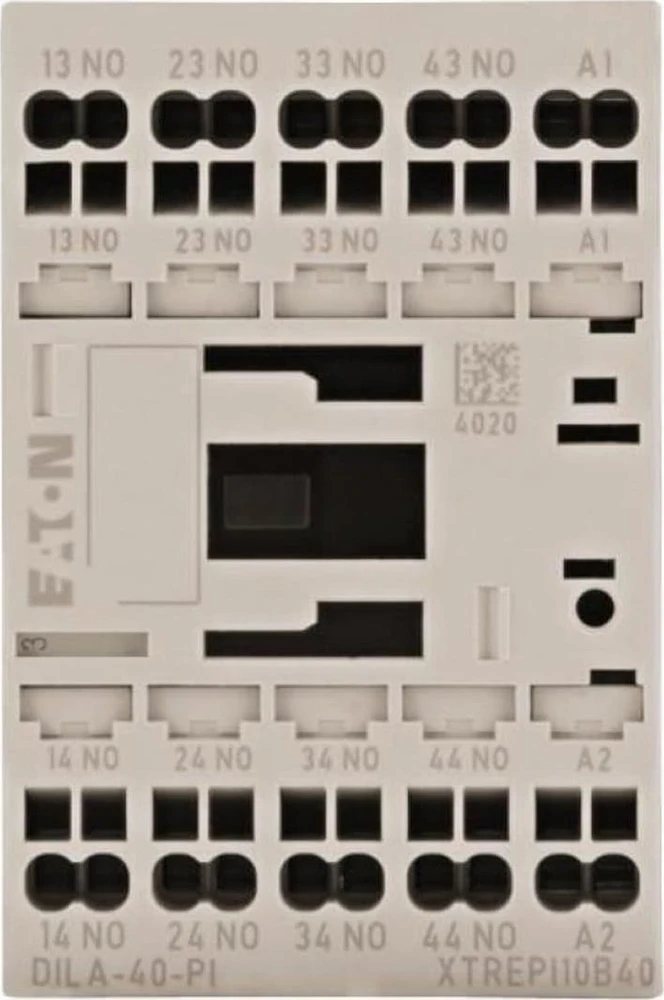 Eaton DILA pagalbinis kontaktorius 24VDC 4Z spyruokliniai gnybtai DC push-In veikimas 199208